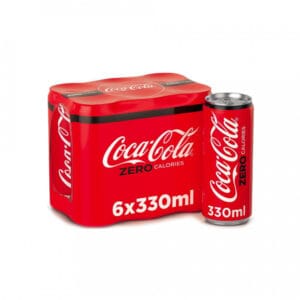 Coca Cola Zero M/Pk 6X330ml