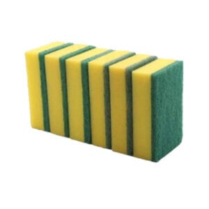 Heavy Duty 6Pk Catering Sponge Scourers