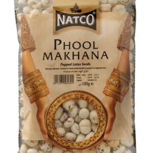Natco Phool Makhana (Puffed Lotus Seeds) 100G