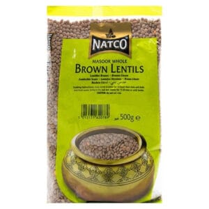 Natco Brown Lentils 500G