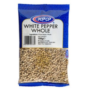 Top-Op White Pepper Whole 100G