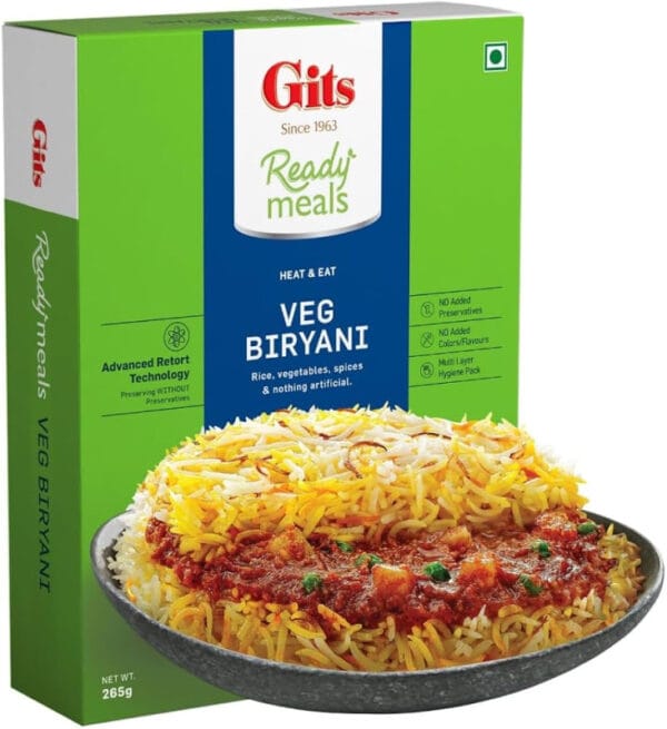 Gits Ready Meals Veg Biryani 265G