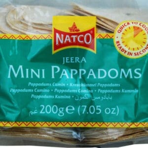 Natco Pappadoms Jeera Coin 200G