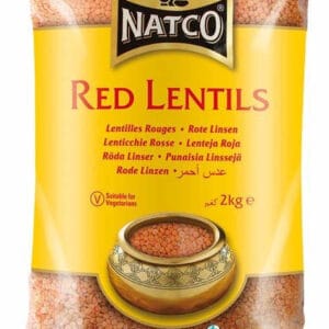 Natco Red Lentils Polised 2Kg