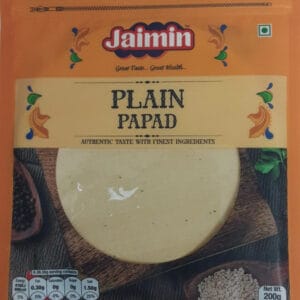 Jaimin Plain Coin Papad-200G