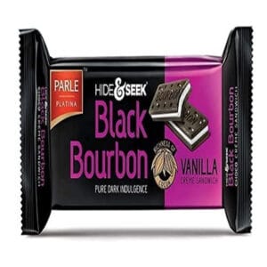 Parle Hide & Seek Black Bourbon Vanila 100G