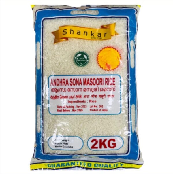 Shankar Andhra Sonamasoori Rice-2Kg