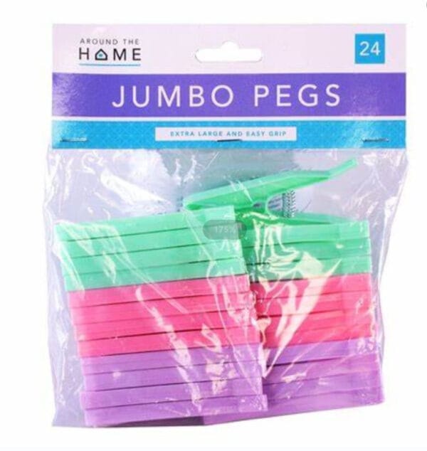 Jumbo Pegs 24Pk