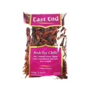 EEF Birdseye Chilli Whole 100 G