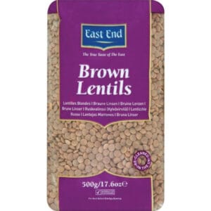 EEF Brown Lentils (Brick) 500 G