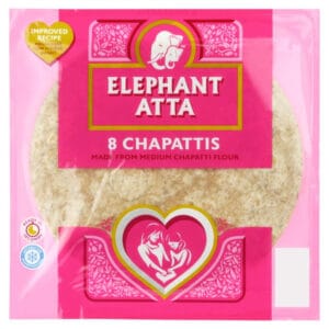 Elephant Atta Chapattis 360g 8pcs