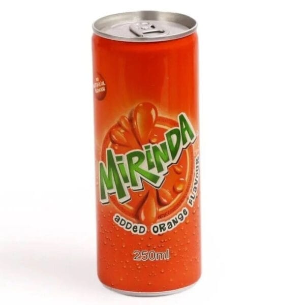 Mirinda Orange 250ml Tin