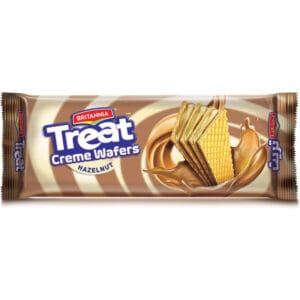 Britannia Treat Cream Wafer Hazelnut 150Gm