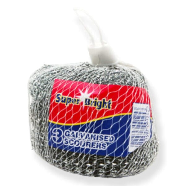 Superbright 3Pk Galvanised Scourers