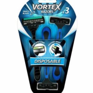 Vortex Mens Triple Blade Ultra Razors 3Pk