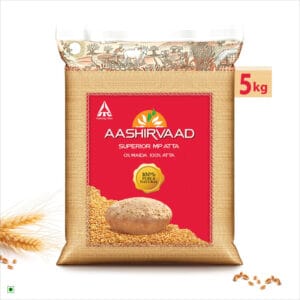 Aashirvaad Atta Wholewheat 5Kg