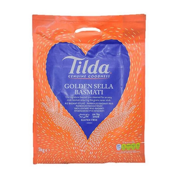 Tilda Golden Sella Basmati Rice 5Kg