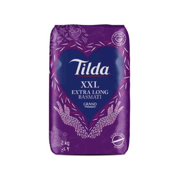 Tilda Grand Extra Long Basmati Rice 2Kg