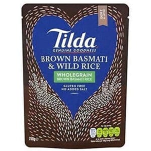 Tilda Brown Wholegrain Rice 250G