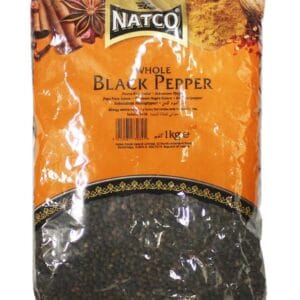 Natco Black Pepper Whole 1Kg