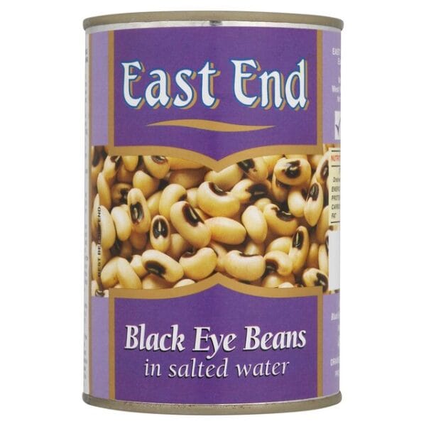 EEF Black Eye Beans Tin 400 G