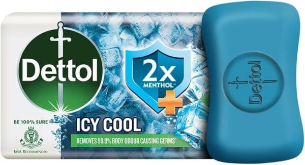 Dettol Soap Icy Cool (Blue) 4*150gm