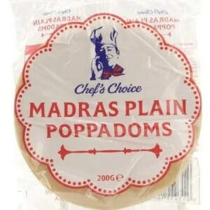 Chefs Choice Poppadoms 200G