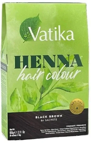 Vatika Henna Hair Colour – Black Brown 60G