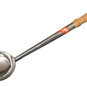 Stainless Steel Laddle Big With Wooden Handle No 7