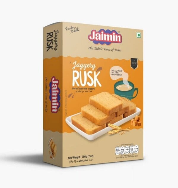 Jaimin Jaggery Rusk-200G