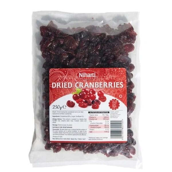 Niharti Cranberries 250gm