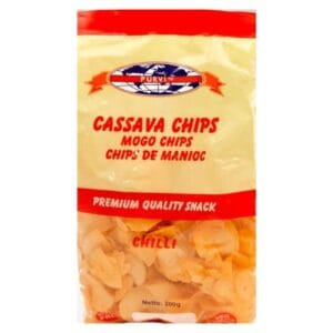 Purvi Cassava Chips Chilli 200G