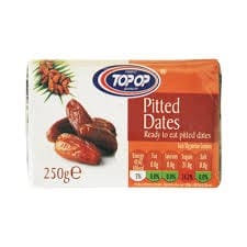 Top Op Pitted Dates Blocks 250gm