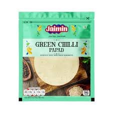 Jaimin Green Chilli Papad 200G