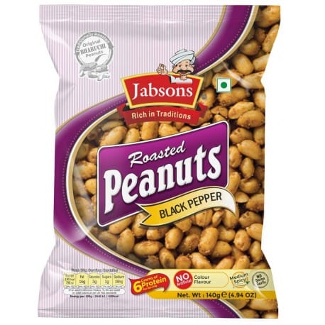 31137128ProductImgjpg - Namaste Bazaar Jabsons Roasted Peanut Black Pepper 140gm