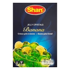 Shan Sweet Jelly Crystals Banana 80 Gm