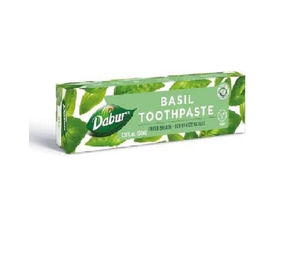 Dabur Herbal Toothpaste Basil/Tul 100ml - Namaste Bazaar