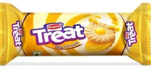 Britannia Treat Crazy Pineapple Sandwich Biscuits 100gm