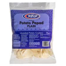 Top Op Potato Papad Plain 150G