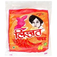 Lijjat Red Chilli Pappad 200G