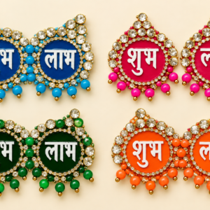 Handmade kundan shubh labh set each