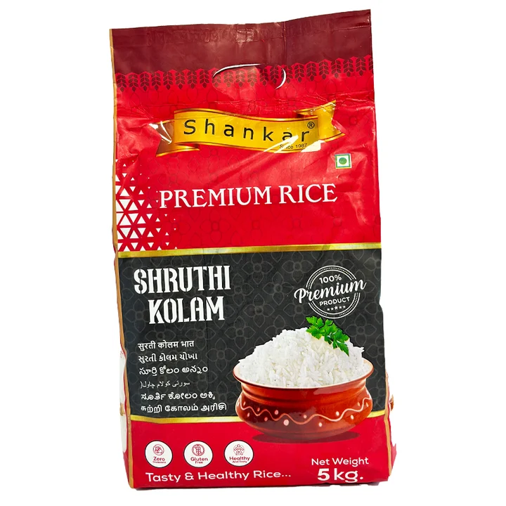Shankar Shruthi Kolam Rice- 5Kg